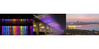 Необычные проекты освещения: Светодиодный мост из 10 000 светодиодных ламп.