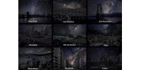 Как будут выглядеть крупнейшие города мира без света?