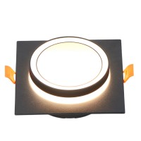 Светильник встраиваемый General GCL-GX53-H38 Вега Квадратный Черный