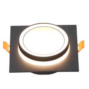 Светильник встраиваемый General GCL-GX53-H38 Вега Квадратный Черный