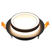 Светильник встраиваемый General GCL-GX53-H38 Вега Круглый Черный