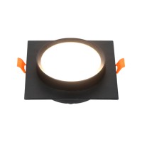 Встраиваемый светильник General GCL-GX53-H38 Бинар Квадратный Черный