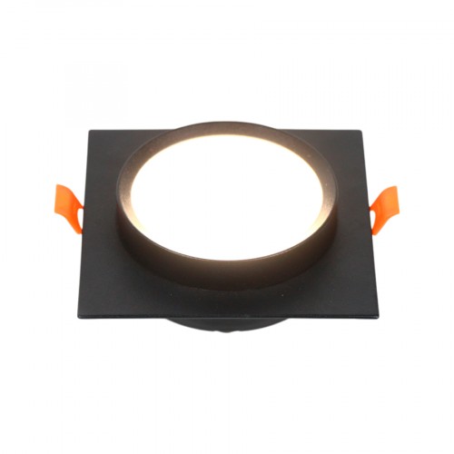 Встраиваемый светильник General GCL-GX53-H38 Бинар Квадратный Черный