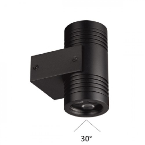 NATURE ODL24 725 черный/металл Фасадный светильник IP67 LED 12W 4000K AC85-265V STIMA