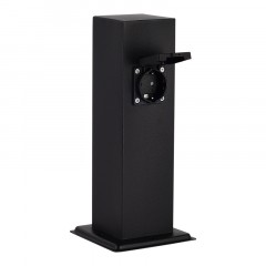 Столб уличный 2 розетки ST-Luce черный 3500W