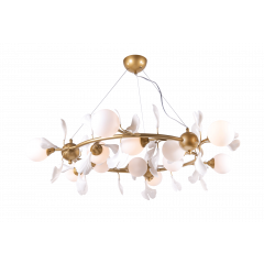 2661A/12 SPRAY PAINT BRASS+WHITE (1) Люстра NW RSP