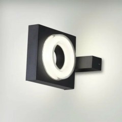 NATURE ODL24 623 черный/металл Уличный настенный светильник IP54 LED 6W 4000K AC85-265V VART
