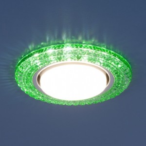 РАСПРОДАЖА Светильник ELST  3030 GX53 GR зеленый