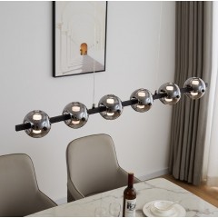 Светильник DZN-33226 ЧЕРНЫЙ / ТОНИРОВАННОЕ СТЕКЛО D1200*120/H1200/6/LED/48W/4500K TONIR