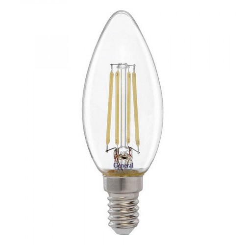 Лампа Филамент GLDEN-CS-7-230-E14-2700 GNRL RSP 10/100