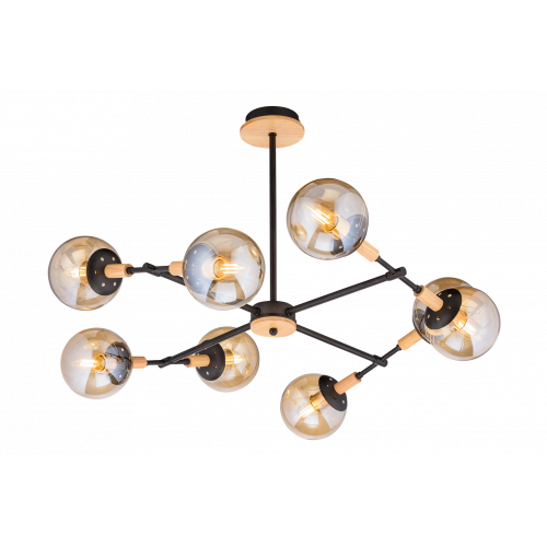 Светильник SFS 4900/8 BK+WOOD RSP