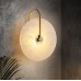 Светильник DZN-13743 ЗОЛОТАЯ БРОНЗА + БЕЛЫЙ МРАМОР ` D250/H80/1/LED/6W/4500K