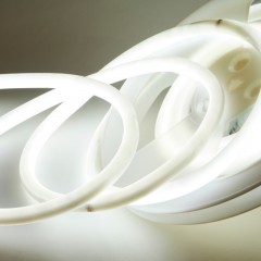 ULS-N40-2835-120LED/m-16mm-IP68-DC24V-10W/m-5M-4000K NEON SET01 Комплект светодиодной ленты для бань и саун, до +100°С, КАТУШКА 5м. Белый свет.