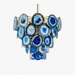 Светильник DZN-13812 ЗОЛОТО+СИНИЙ