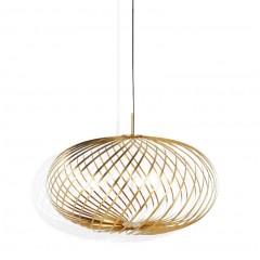 Светильник DZN-44751 ЗОЛОТО D790/H3000/2/LED/3000K SPRING PENDANT by Tom Dixon Светильник DZN-44751 ЗОЛОТО D790/H3000/2/LED/3000K SPRING PENDANT by Tom Dixon