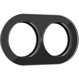 WERKEL WL21-frame-02/ Рамка на 2 поста (Черный) a044905 W0025108