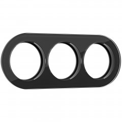 WERKEL WL21-frame-03/ Рамка на 3 поста (Черный) a044906 W0035108