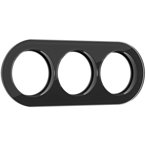 WERKEL WL21-frame-03/ Рамка на 3 поста (Черный) a044906 W0035108