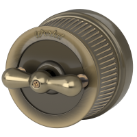 WERKEL WL19-01-03/ Переключатель одноклавишный (Бронзовый) Ретро a044916 W5712012