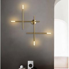 Светильник настенный ElegantLight DZN-4956 БРОНЗА D660/H180/4/G4/40W Brush Wall