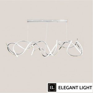 Светильник подвесной ElegantLight DZN-12931 ХРОМ D1500/H1500/1/LED/30W/4500K 24-03