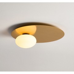 Светильник потолочный ElegantLight DZN-10479 ЗОЛОТО D360/H120/1/G9/10W