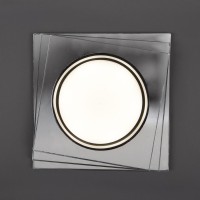 Светильник встраиваемый General GCL-GX53-H38  Квадрат 3-х уровневый Зеркальный