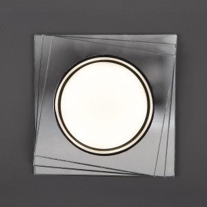 Светильник встраиваемый General GCL-GX53-H38  Квадрат 3-х уровневый Зеркальный