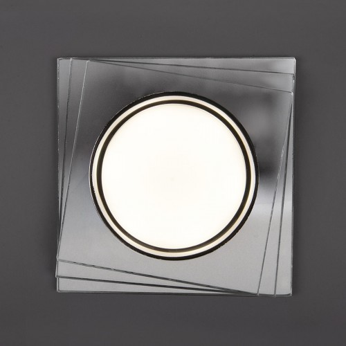 Светильник встраиваемый General GCL-GX53-H38  Квадрат 3-х уровневый Зеркальный