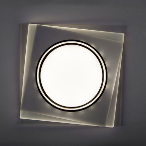 Светильник встраиваемый General GCL-GX53-H38 Квадрат 3-х уровневый Матовый