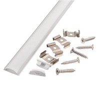 Профиль гибкий GAL-GLS-2000-6-175 RSP (2м профиль+2м рассеиватель+2заглушки+4 скобы с шурупами) 