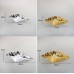 Декоративный настенный элемент DZN-13899 БЕЛЫЙ+ЗОЛОТО ` D750*150/H50 (без источника света)