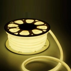 Гибкий неон 220V 9,6W 144Led 2835 IP67 круглый дневной белый, 50 м a052996