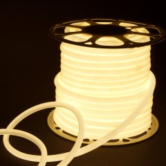 Гибкий неон 220V 9,6W 144Led 2835 IP67 круглый дневной белый, 50 м a052996