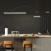 Светильник DZN-13958 ЧЕРНЫЙ + ЛАТУНЬ `  L1200/1500/2+1/LED+GU10/35+10W/4000K ZODIAC