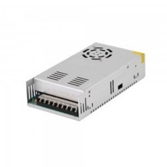 Блок питания IP20 металл 400W, 220V-12V, с вентилятором