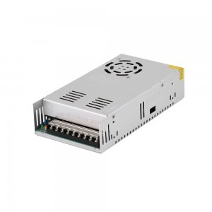 Блок питания IP20 металл 400W, 220V-12V, с вентилятором