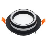 Светильник встраиваемый General GCL-GX53-H38 Вега Круглый Черный