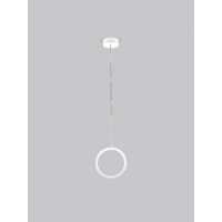 Светильник подвесной SPF-5043 БЕЛЫЙ D200/H1500/1/LED/8W HOOP1 24-07