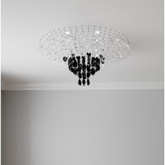 Светильник-инсталляция DZN-5055 ЧЕРНЫЙ/ПРОЗРАЧНЫЙ