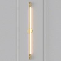 Настенный светильник Leto W01 (Латунь, 100х6.5 cm, латунь, канат, LED) RSP Настенный светильник Leto W01 (Латунь, 100х6.5 cm, латунь, канат, LED) RSP