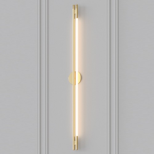 Настенный светильник Leto W01 (Латунь, 100х6.5 cm, латунь, канат, LED) RSP Настенный светильник Leto W01 (Латунь, 100х6.5 cm, латунь, канат, LED) RSP