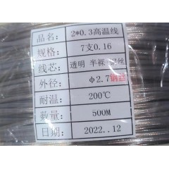 Кабель ШВВП 2х0,3мм2 прозрачный (внеш диам 2,7мм) SPFR35620