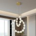 Светильник DZN-13984 ЗОЛОТО ` D500+300/H1500/2/LED/30W/6500K ARATTO