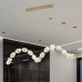 Светильник DZN-13987 ЗОЛОТО ` D1000/H1500/1/LED/30W/6500K ARATTO