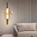 Светильник DZN-13989 БРОНЗА + ЯНТАРЬ ` D300/H600+1200/1/LED/10W/4000K AURORA