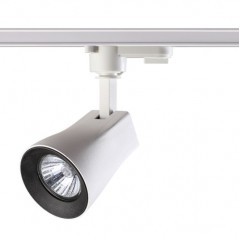 РАСПРОДАЖА 370404 NT18 084 белый/чёрный Трековый светильник IP33 GU10 50W 110-265V PIPE 