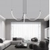 Светильник ElegantLight DZN-14011 ЧЕРНЫЙ ` D600+600+600/H1200/3/LED/..W/4500K SOLANA