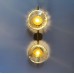 Светильник DZN-102914 ЗОЛОТО МАТОВЫЙ ` D200/H650/2/LED/.W/3000+4500+6500K стекло D200 мм