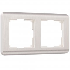 Рамка на 2 поста (перламутровый) W0022113